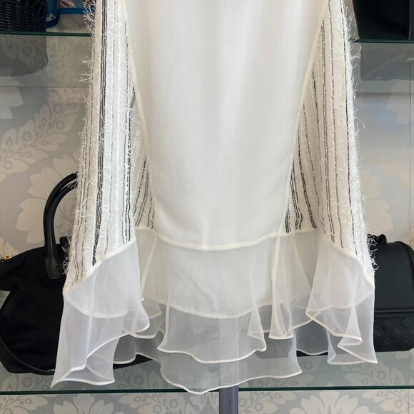 Brunello Cucinelli Stripe Sleeveless Blouse - Size 2XL NWT - Picture 6 of 10